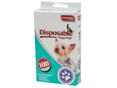 Paw Prints Disposable Doggy Poop Bags 100pk BBDOG