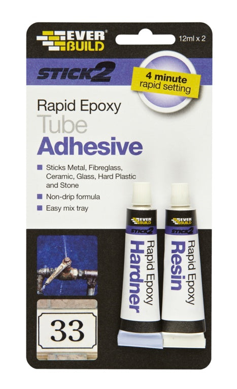 Stick 2 Rapid Epoxy Tube 2 x 12ml
