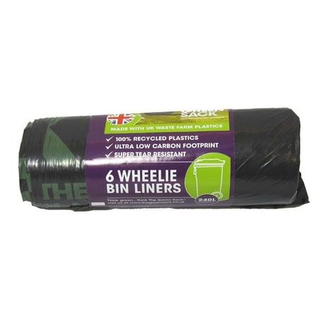 BPI Wheelie Bin Liner 240L x12 GR0778