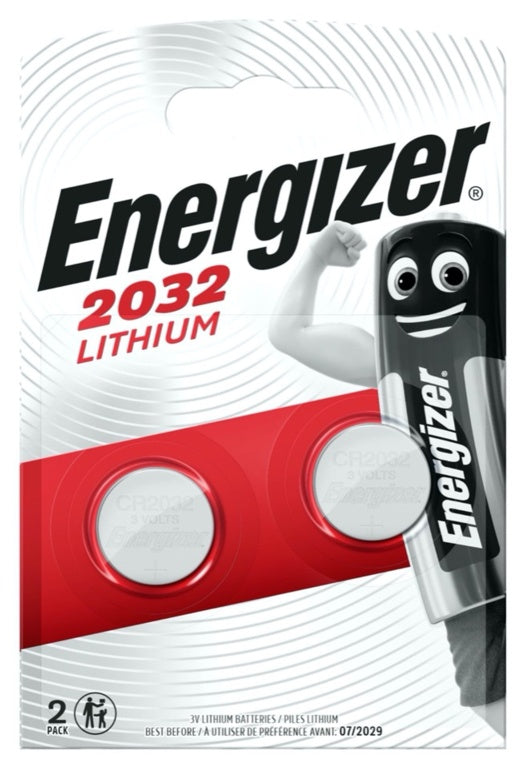 Energizer CR2032 Lithium Coin Battery x 2 S5312