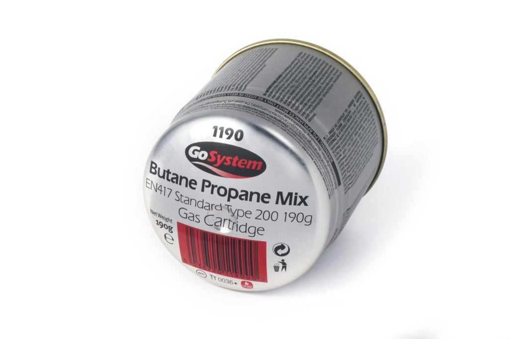 GoSystem Pierceable Gas Cartridge 190g 1190