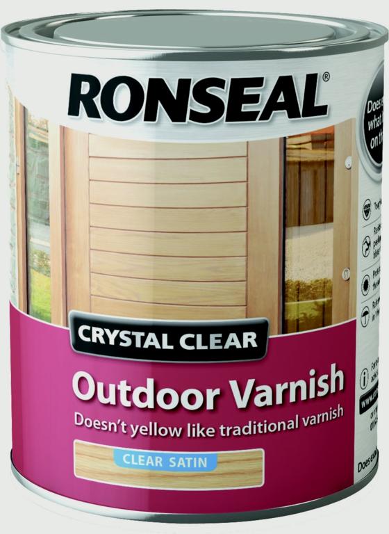 OUTDOOR VARNISH SATIN CLEAR 750ML