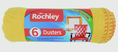 Rochley Yellow Duster Pack of 6