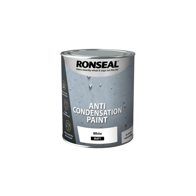 Ronseal Anti-Condensation Paint White Matt 750ml