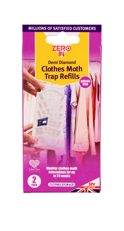 Zero In Demi-Diamond Clothes Moth Refills x 2 ZER438