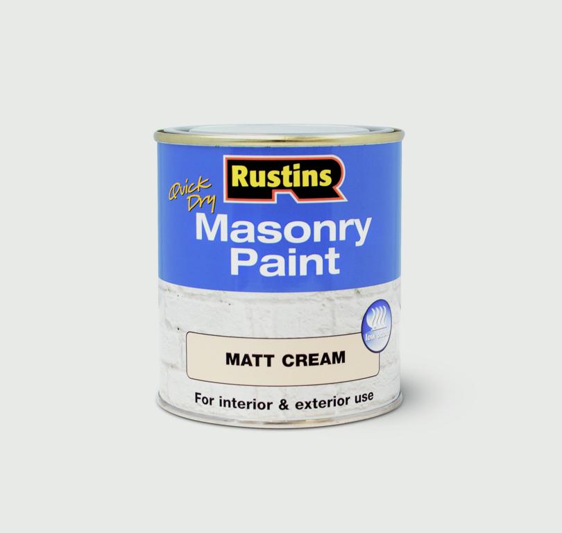 Rustins Masonry Paint Cream 250ml