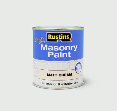 Rustins Masonry Paint Cream 250ml