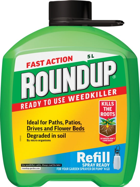 Roundup Total Ready To Use Refill 5L 120024