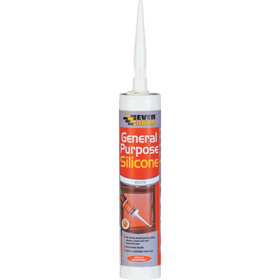 Everbuild General Purpose Silicone White 280ml C3