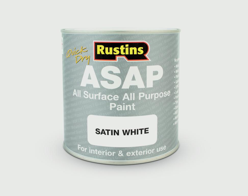 Rustins ASAP All Surface Paint White 250ml