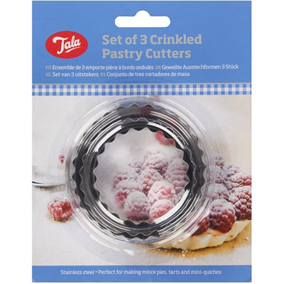 Tala Pastry Cutters Crinkled Set x 3 10A09517