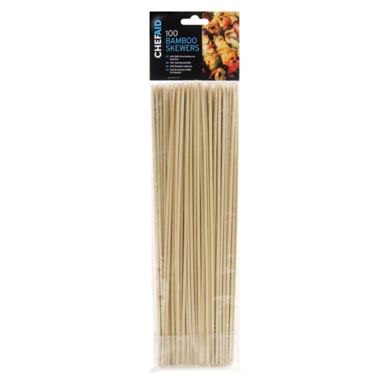 Bamboo Skewers 10in x 100 10E01476