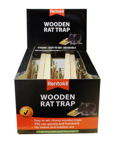 Rentokil Wooden Rat Trap PWL02