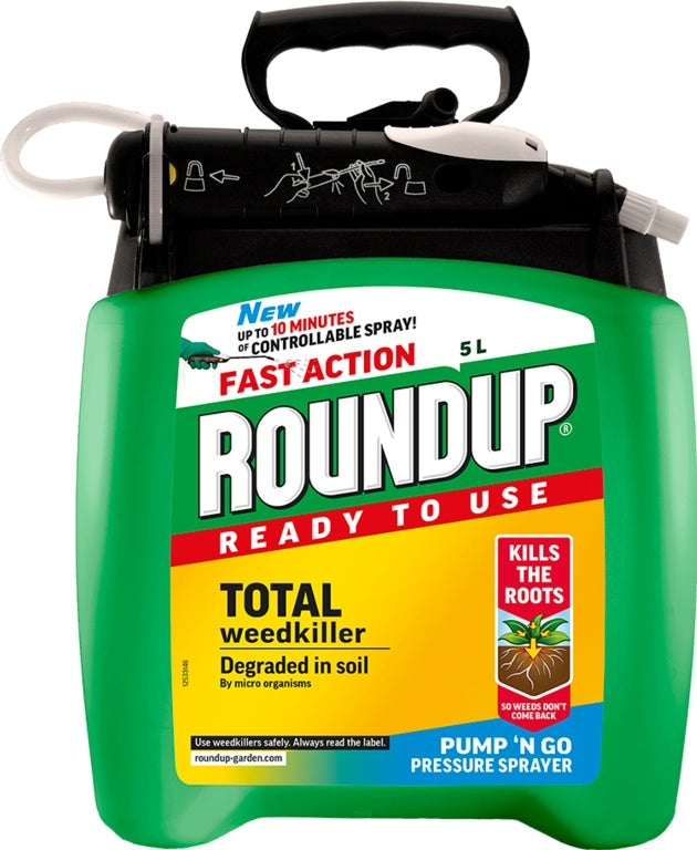 Roundup Total Pump & Go 5L RTU 120023N