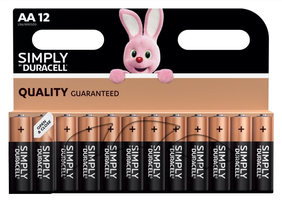 Duracell Simply Batteries AA x 12 S5938
