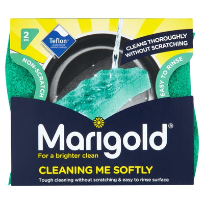Marigold Non Scratch Clean Me Softly Scourer Pack 2