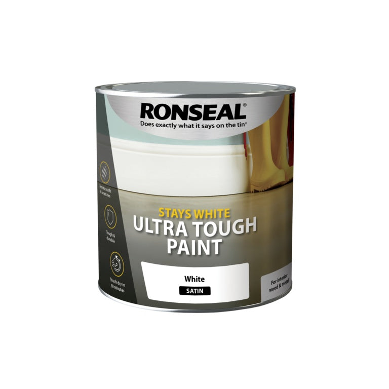 Ronseal Stay White Ultra Tough Matt 750ml