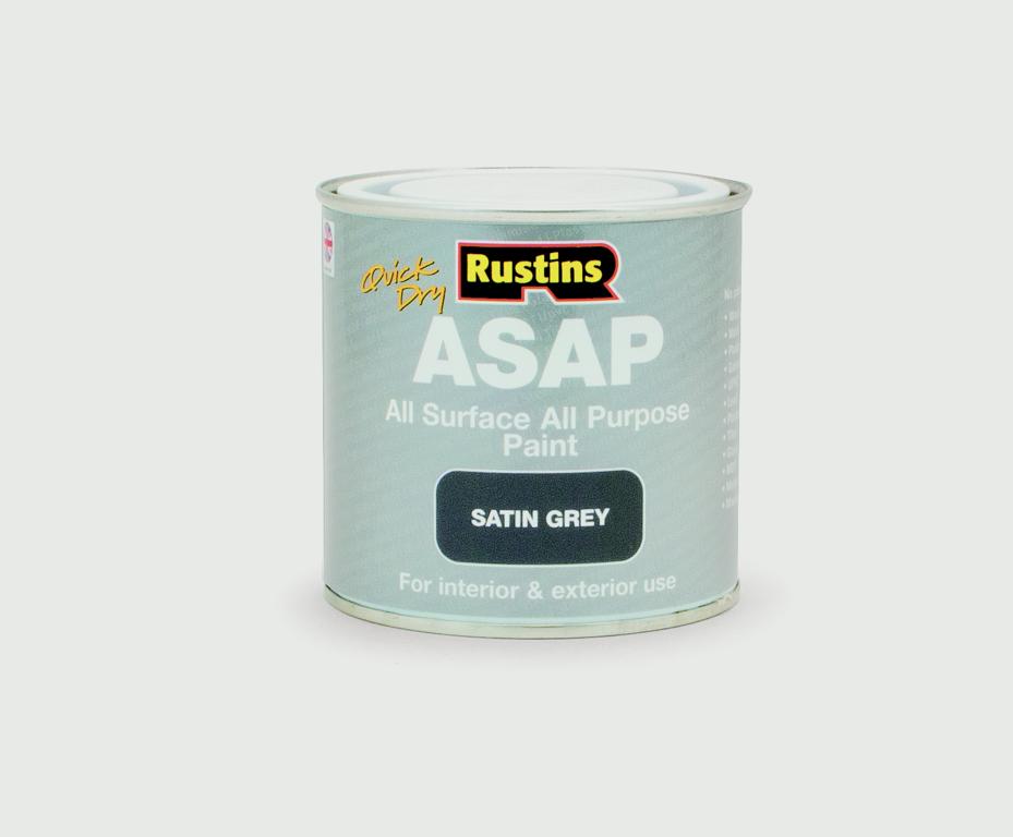 Rustins ASAP Paint Grey 250ml