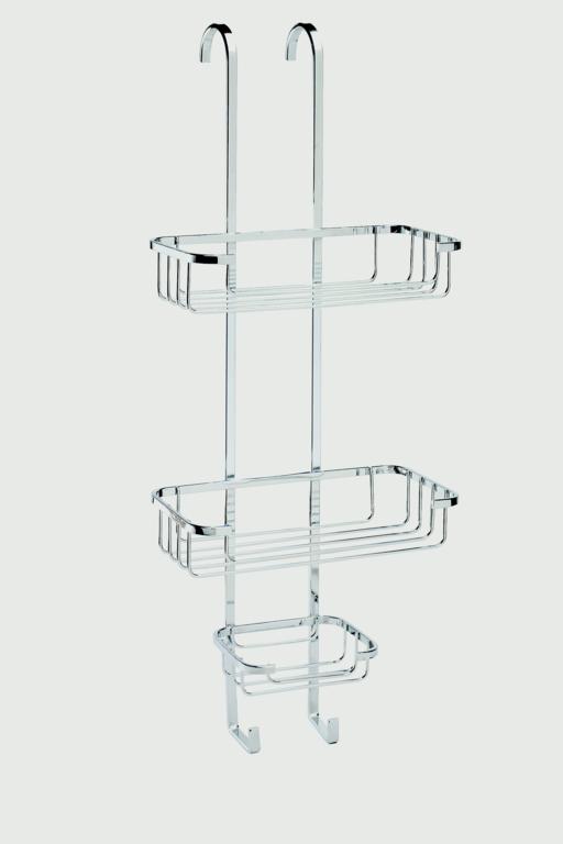 Croydex Rust Free Hook-Over Basket 3 Tier QM264341