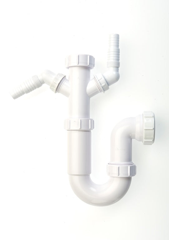MaKe Washing Machine Trap 40 x 75mm 2 Seal Spigot