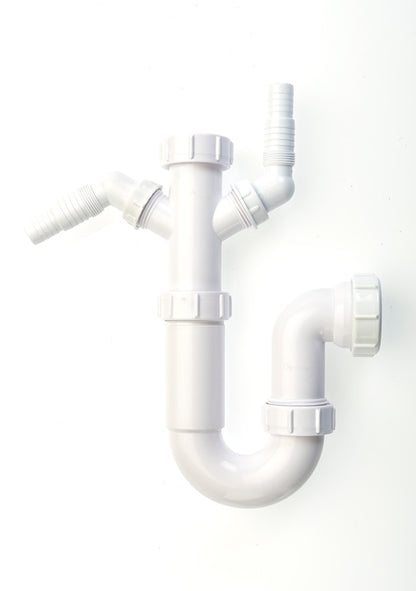 MaKe Washing Machine Trap 40 x 75mm 2 Seal Spigot