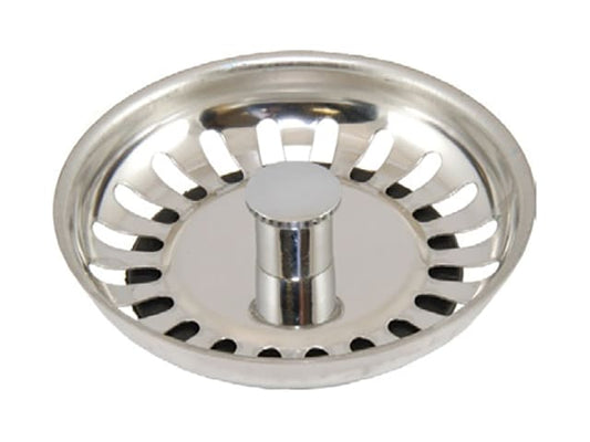 Sink Strainer Plug Basket With Stem 8cm 2068