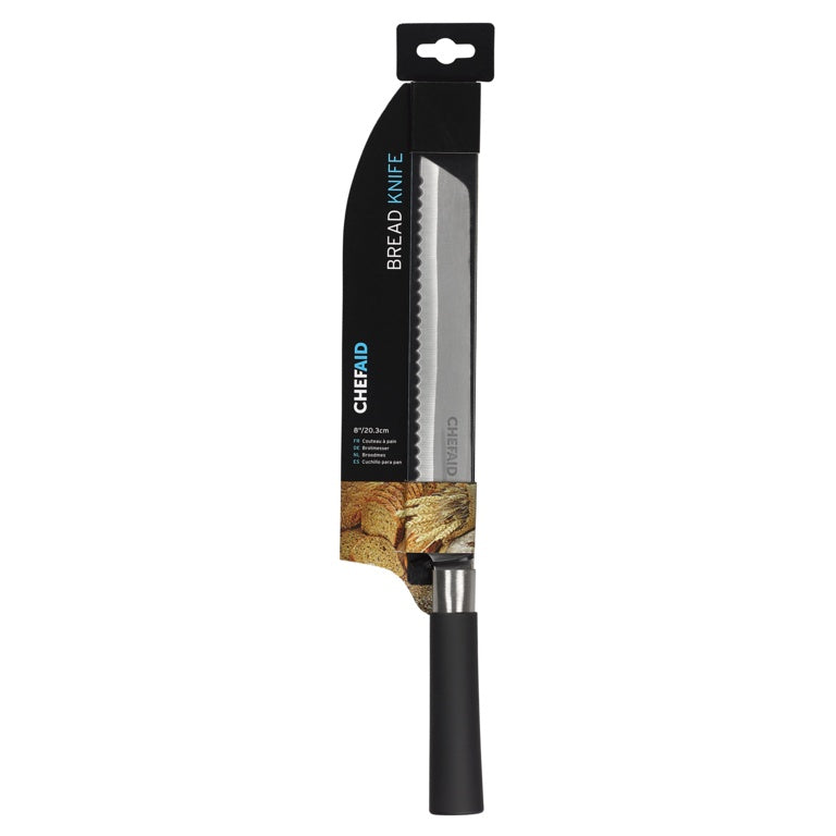 Chef Aid Bread Knife 8in Soft Grip 10E11269
