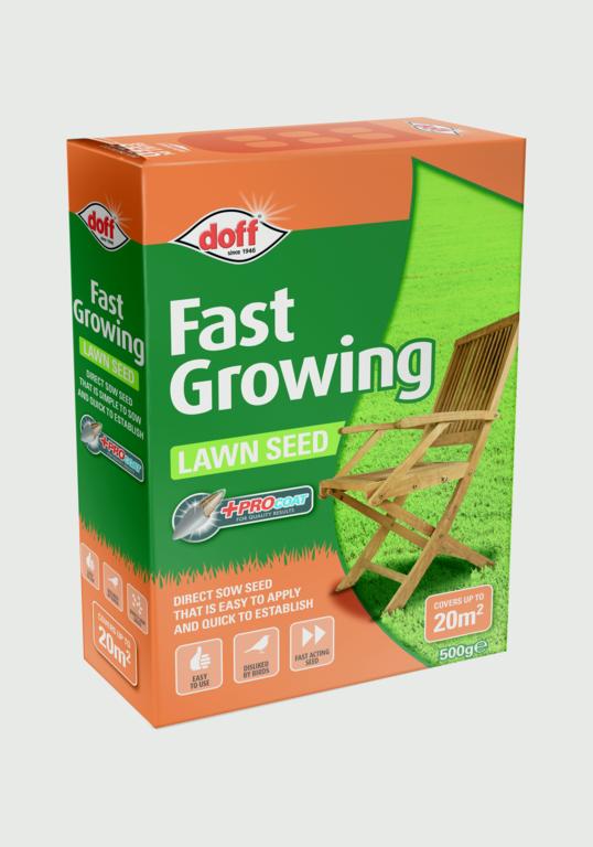 Doff Fast Growing Lawn Seed with Procoat 500g
