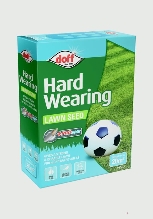Doff Hardwearing Lawn Seed with Procoat 500g