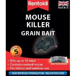 Rentokil Mouse Killer Grain x5 PSM21