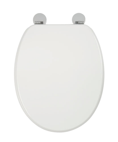 Croydex Kielder Toilet Seat Wood White WL600822H