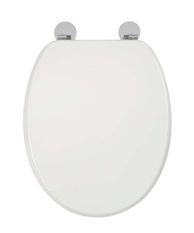 Croydex Kielder Toilet Seat Wood White WL600822H
