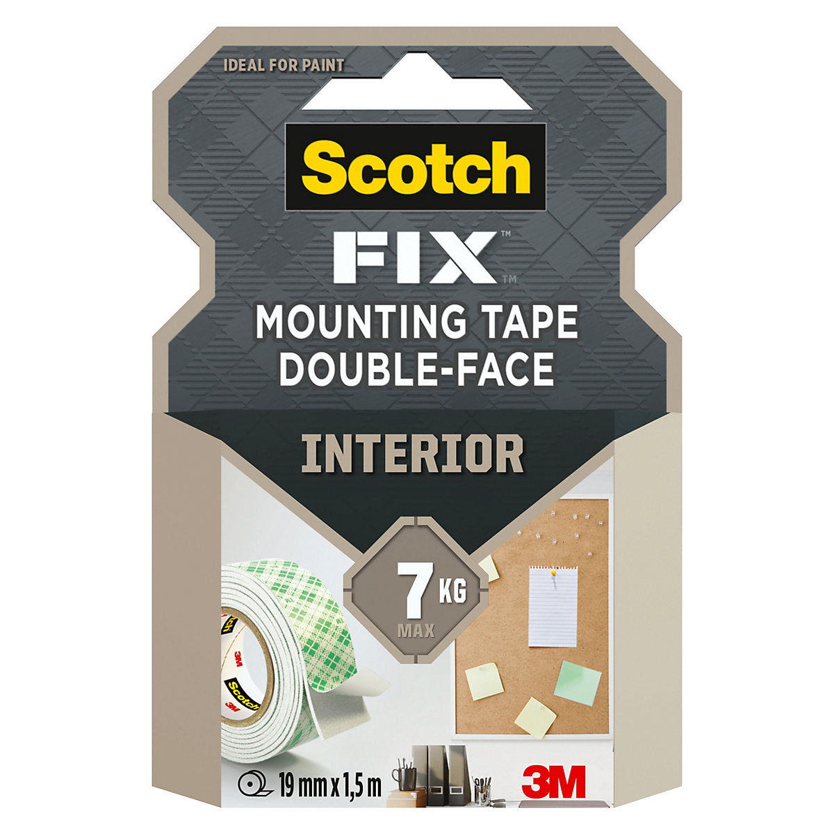 Scotch Fix Interior Mounting Tape 7kg 1.5m 5278