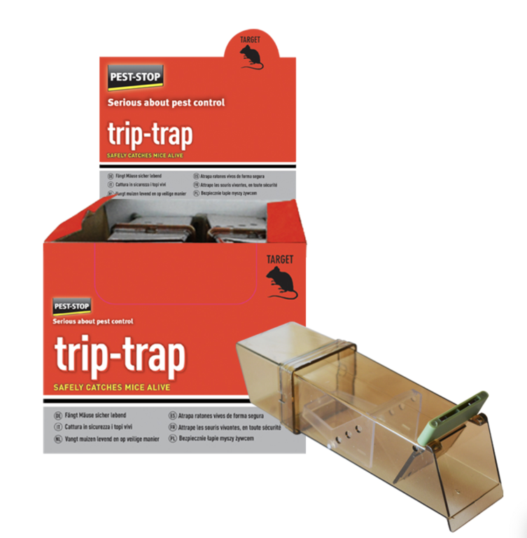 Pest Stop Trip Trap Live Catch Mouse Trap PSTT