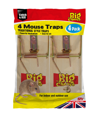 STV Wooden Mouse Traps x 4 STV040