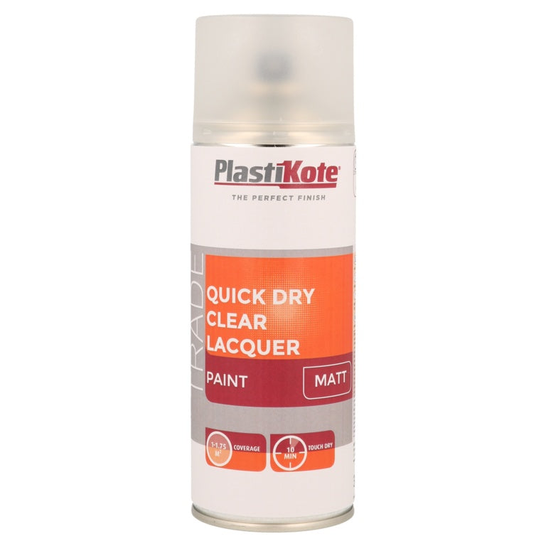 PlastiKote Quick Dry Clear Lacquer Matt 400ml