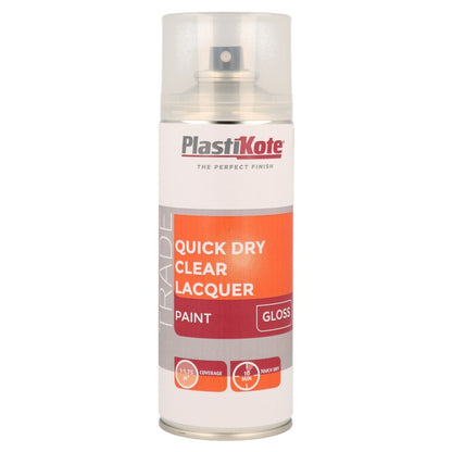 PlastiKote Quick Dry Clear Lacquer Gloss 400ml