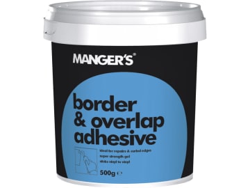 Mangers Border & Overlap Adhesive 500g