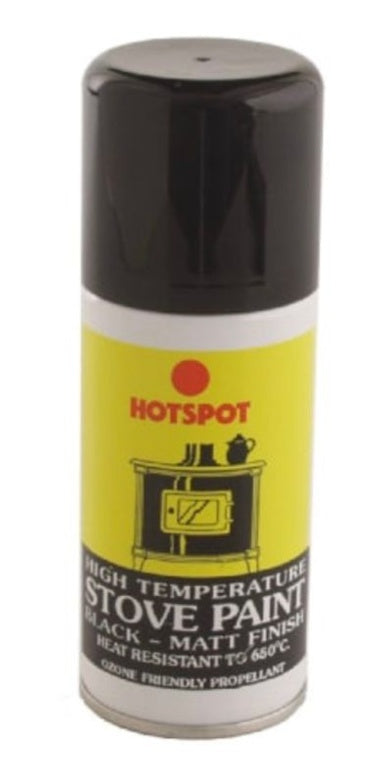 Hotspot Stove Paint Aerosol Matt Black 150ml