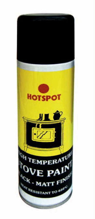 Hotspot Stove Paint Aerosol Matt Black 450ml