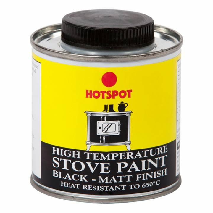 Hotspot Stove Paint Tin Matt Black 100ml