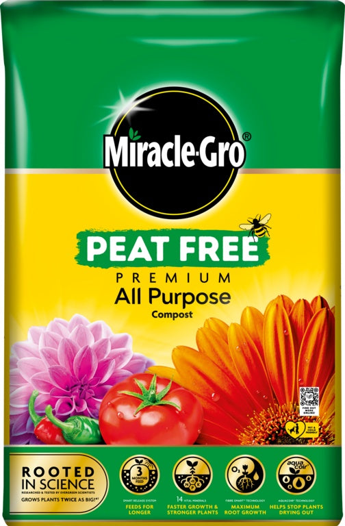 Miracle-Gro All Purpose Peat Free Compost 20L