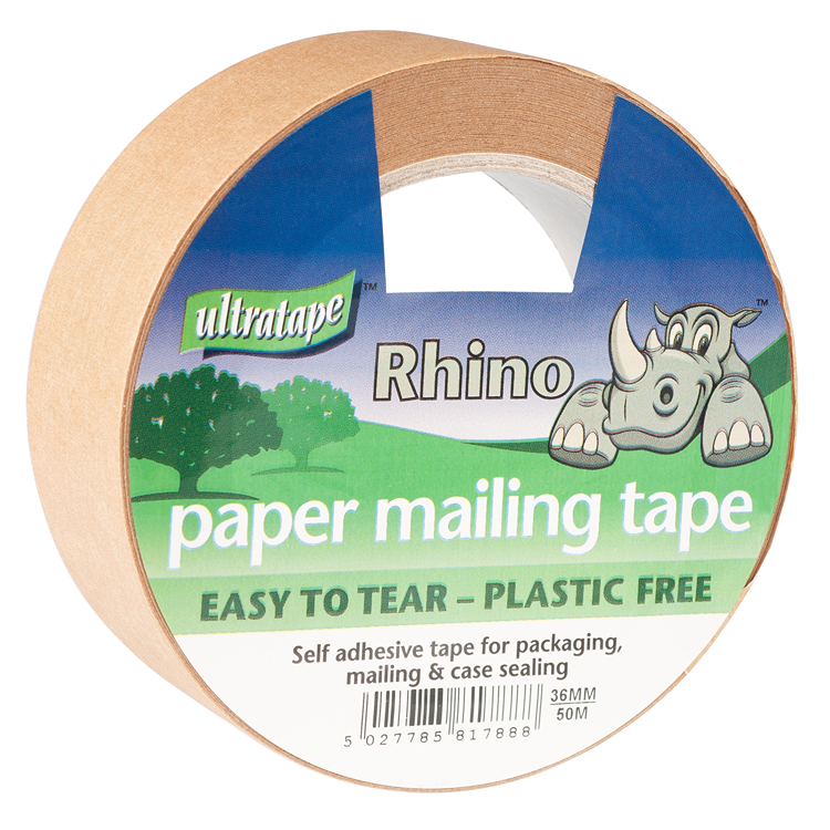 Ultratape Paper Mailing Tape 36mm x 50m 4298-36