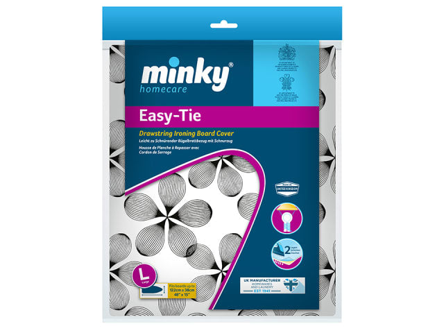 Minky Easy Tie Polycotton Ironing Board Cover 122x38cm PP22402500
