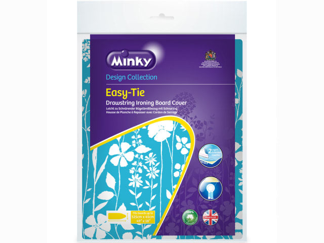 Minky Easytie Cotton Ironing Board Cover 125x45cm PP2240G000
