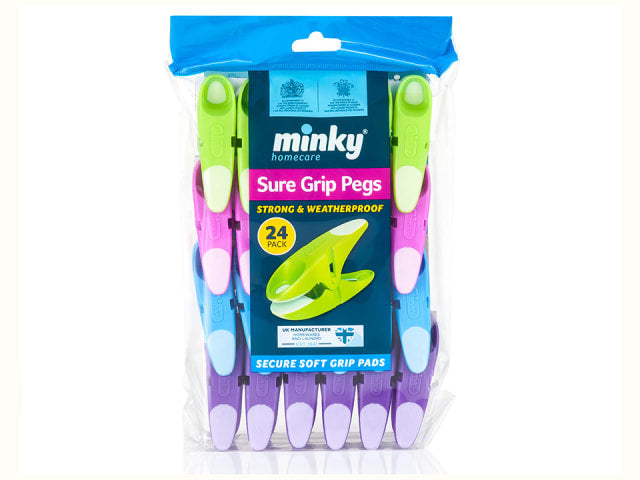 Minky Sure Grip Pegs x24 VT86693F09
