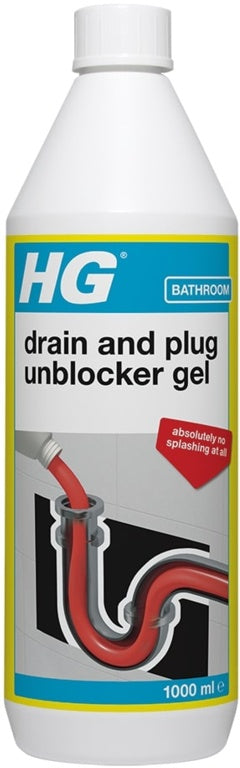 HG bathroom Drain & Plug Unblocker Gel 1 litre