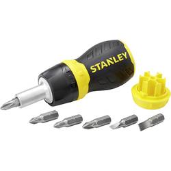Stanley Stubby Multibit Ratcheting Screwdriver (6 Bits) 0-66-358