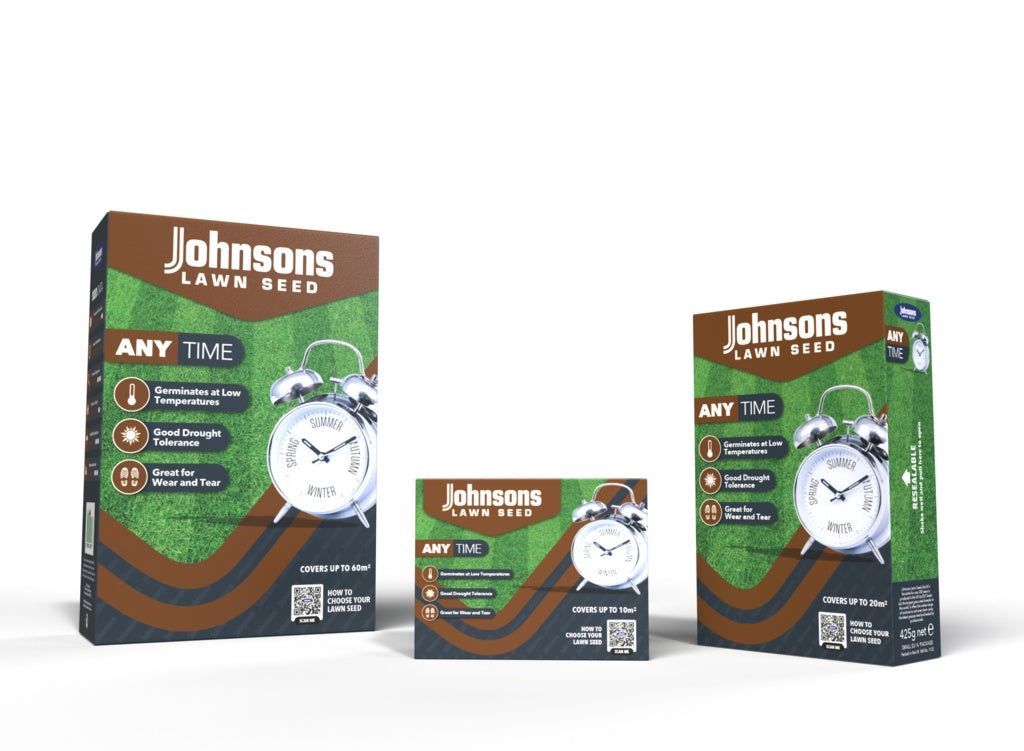 Johnsons Lawn Seed Anytime 210g JANY210
