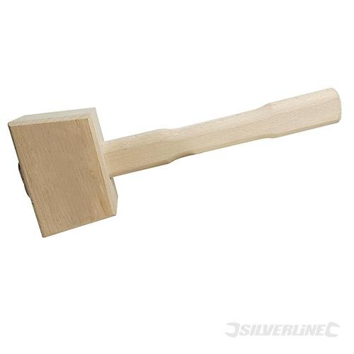 Silverline Wooden Mallet 115mm Face